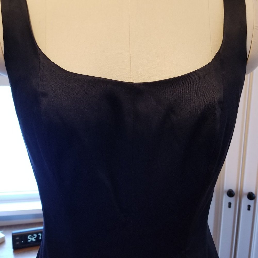 Nine West Black A Line Cocktail Dress. Size 4 - Picture 3 of 6
